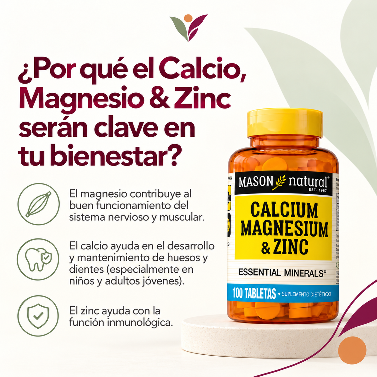 CALCIO - MAGNESIO - ZINC