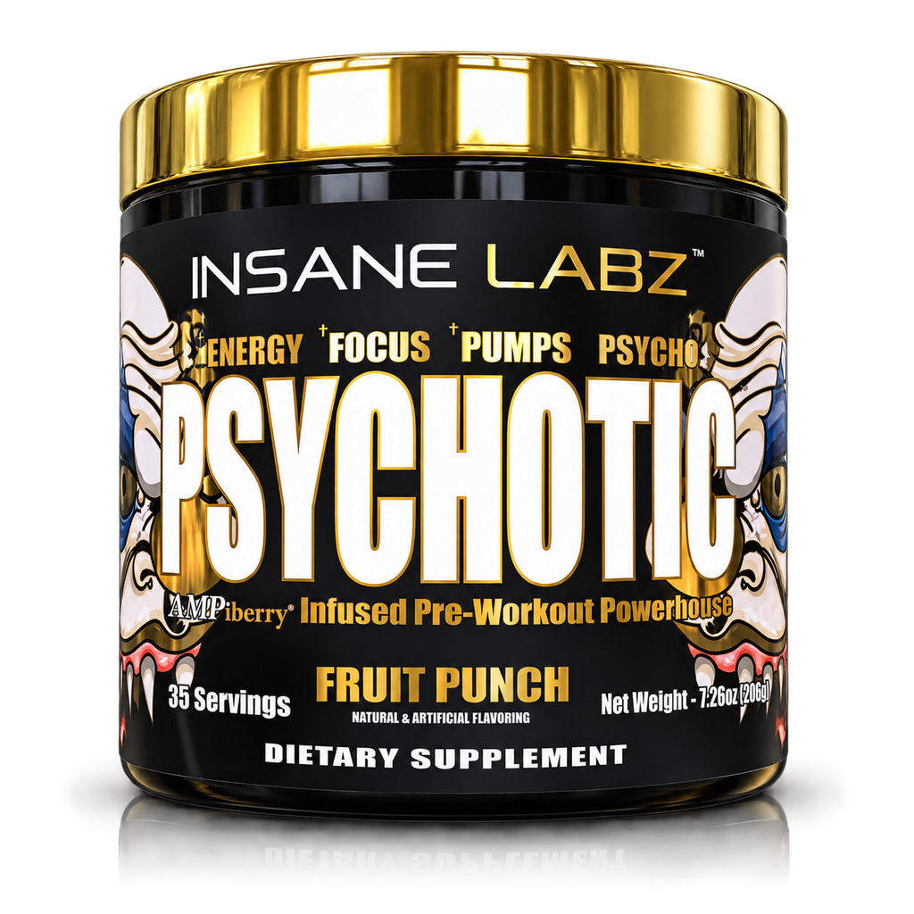 Preentreno Psychotic Gold · Insane Labz