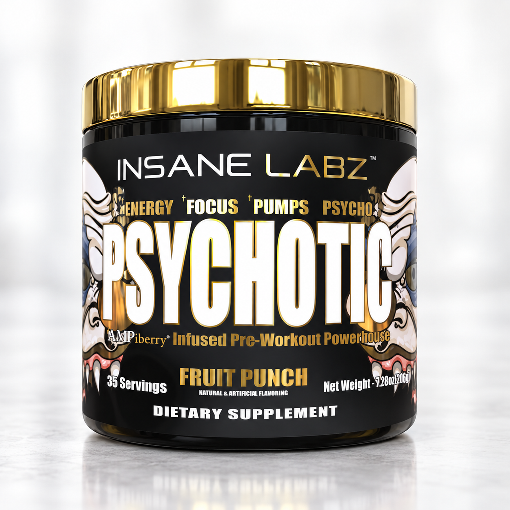 Preentreno Psychotic Gold · Insane Labz