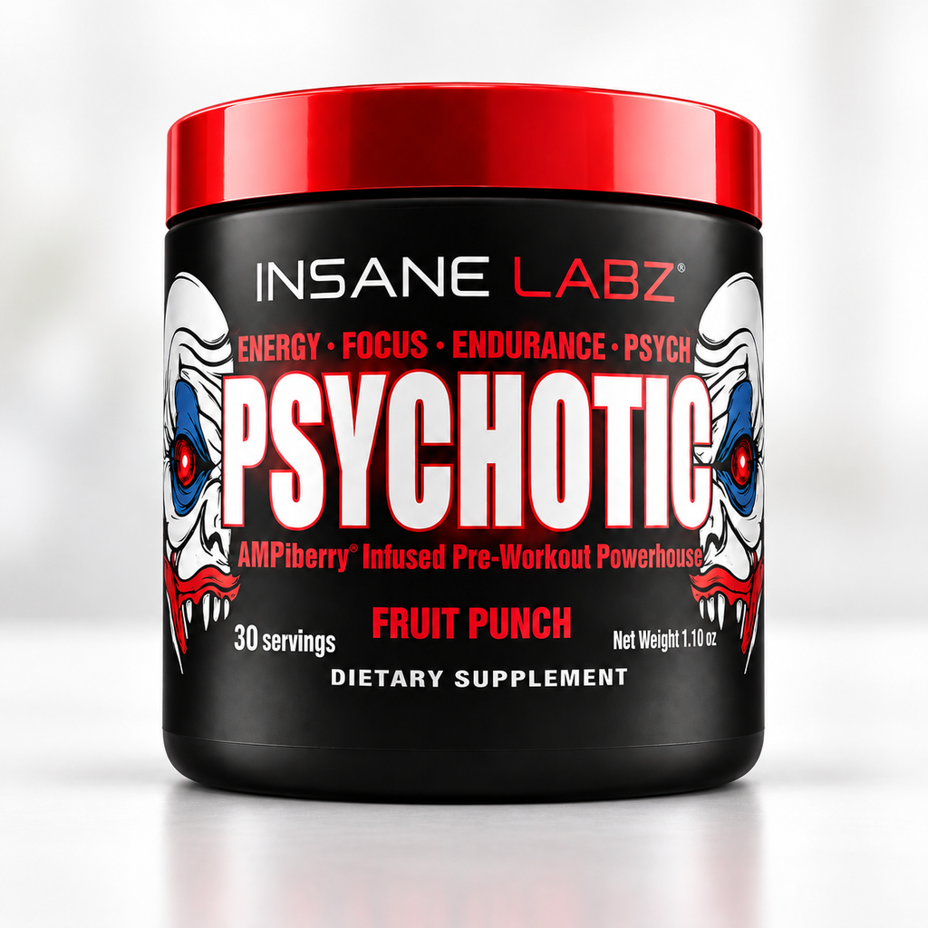 Preentreno Psychotic Red · Insane Labz